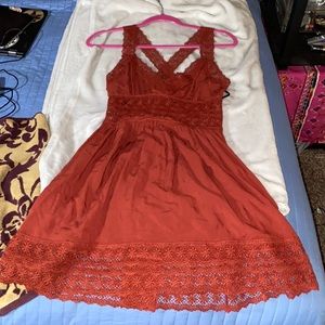 Cross strap dress